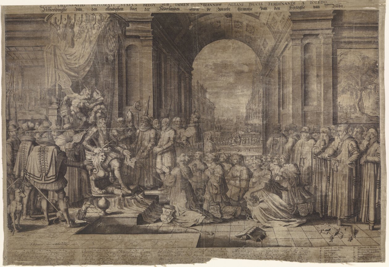 Tirannia di Alva da Willem Jacobsz Delff