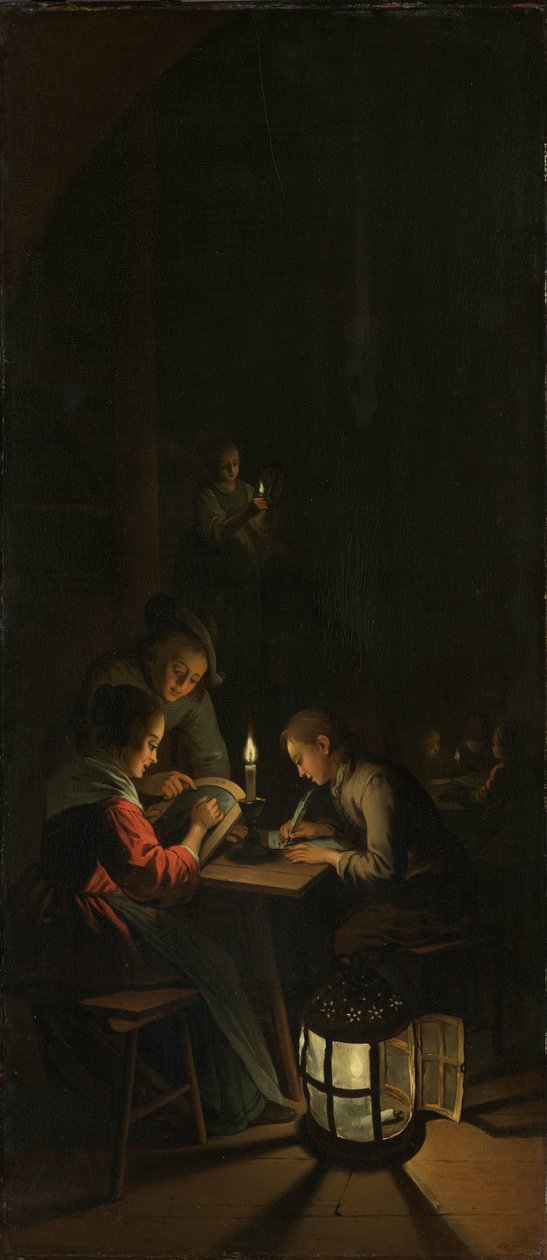 Trittico: Allegoria della formazione artistica da Willem Joseph Laquy