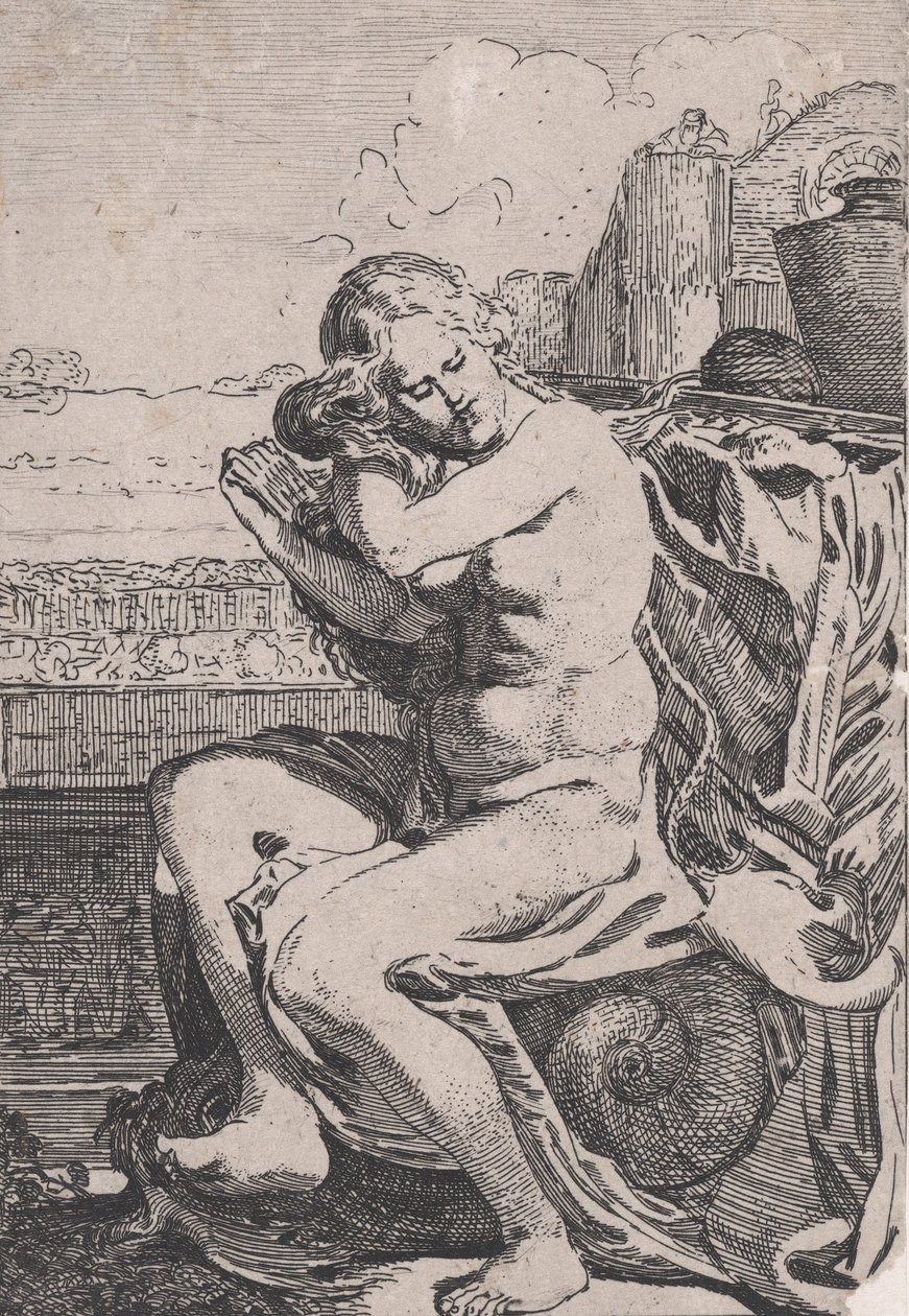 Betsabea che si pettina i capelli, ca. 1615 da Willem Pietersz. Buytewech