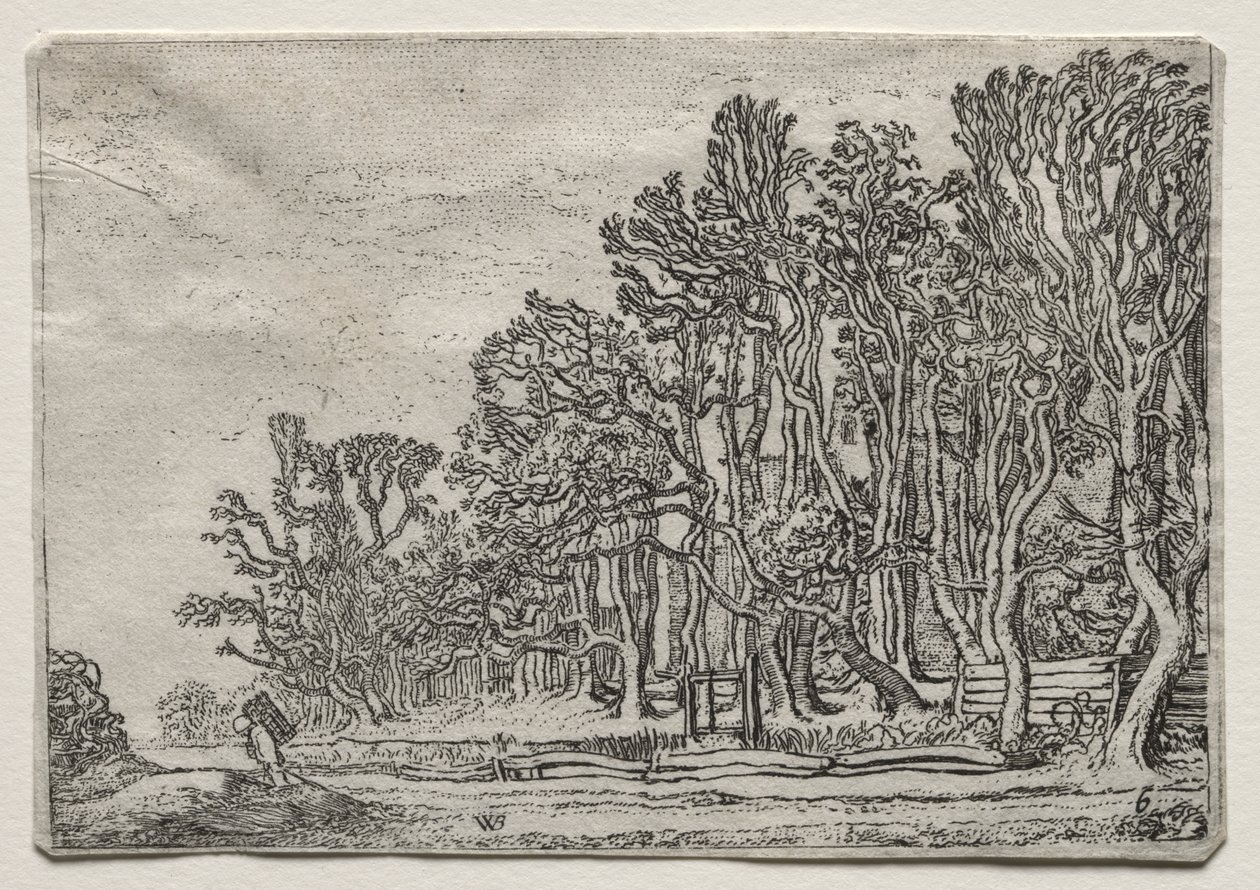 Il set dei paesaggi: Due siepi di tavole da Willem Pietersz Buytewech