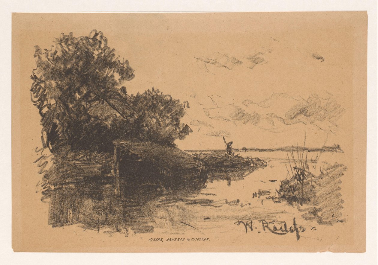Paesaggio di polder da Willem Roelofs (I)