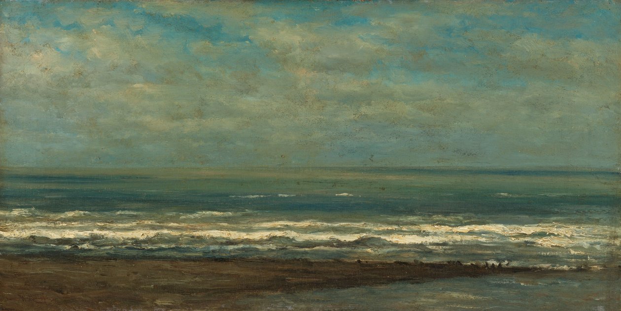 Paesaggio marino presso Heijst, 1868 circa (olio su tela) da Willem Roelofs
