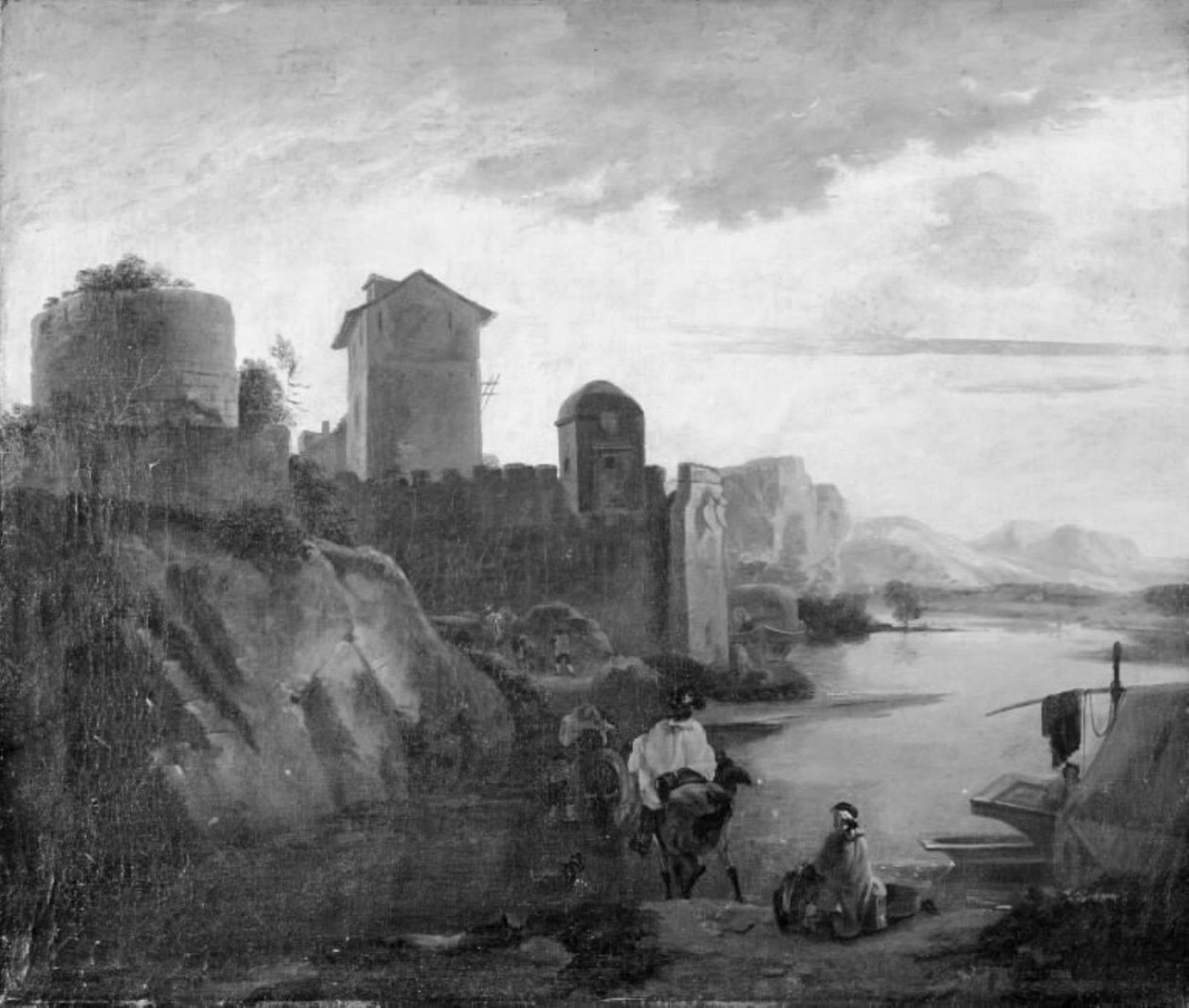 Paesaggio con viaggiatori da Willem Schellinks