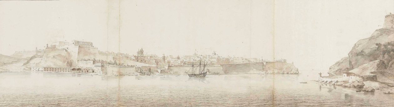 Veduta di Valletta sull