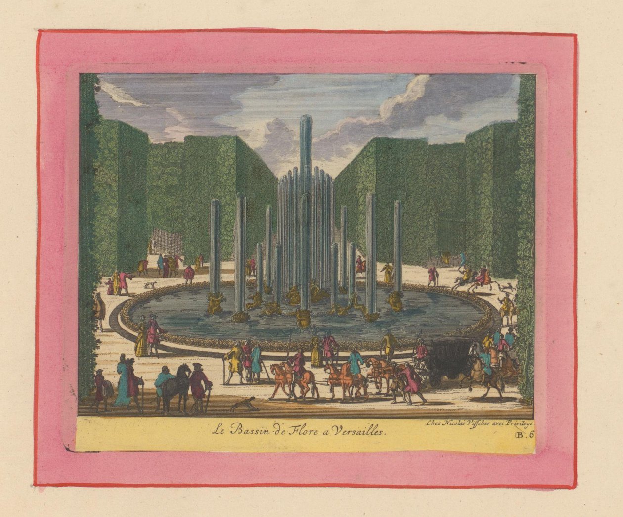 Bassin von Flora in den Gärten von Versailles da Willem Swidde