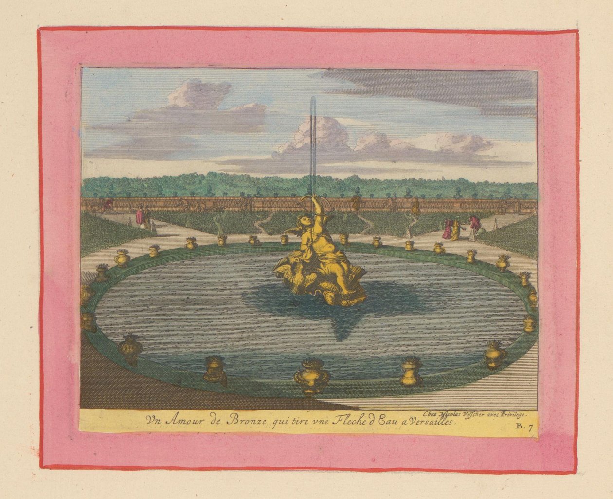 Amorbrunnen in den Gärten von Versailles da Willem Swidde