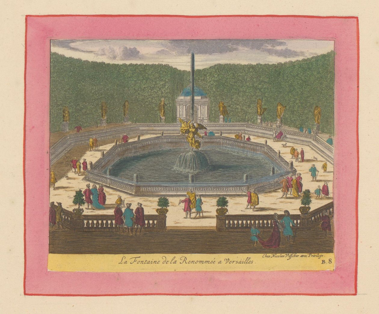 Brunnen des Ruhms in den Gärten von Versailles da Willem Swidde