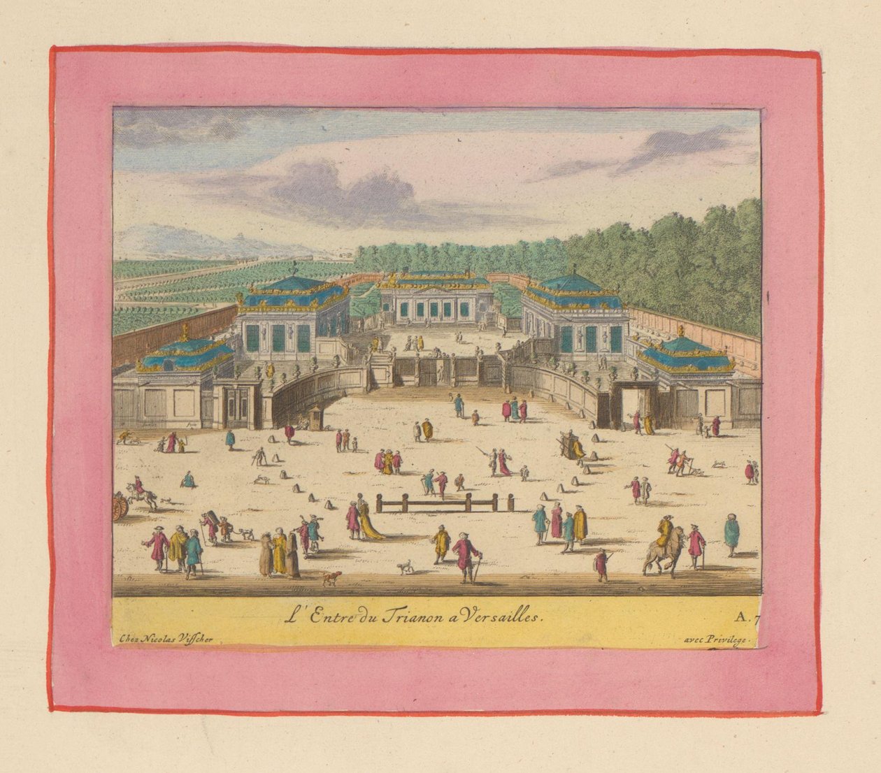 Zugang zum Grand Trianon in Versailles da Willem Swidde