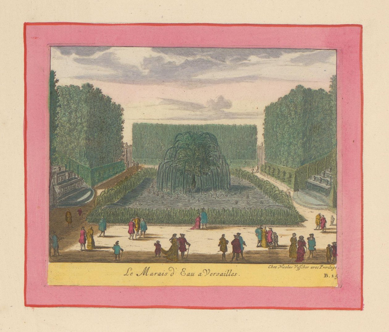 Wassermoor in den Gärten von Versailles da Willem Swidde
