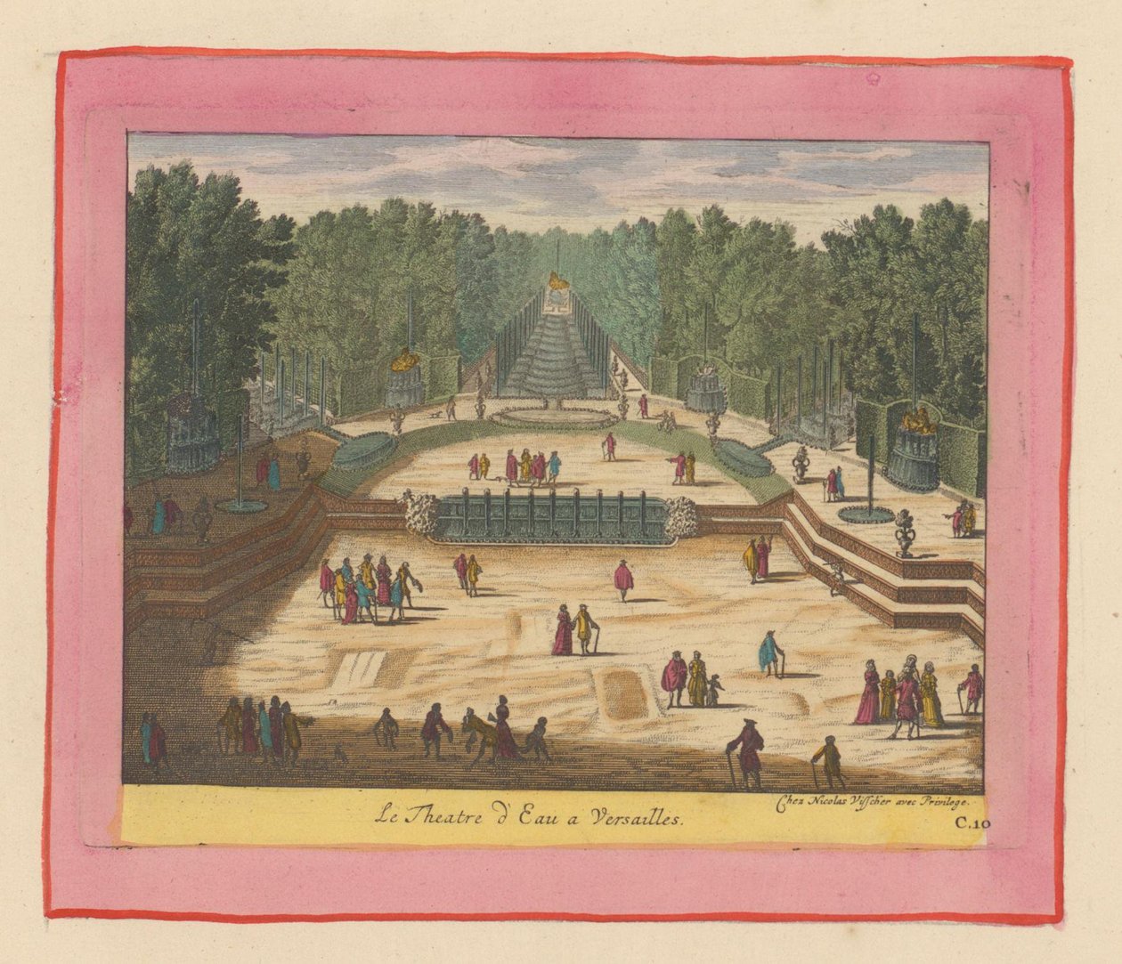 Wassertheater in den Gärten von Versailles da Willem Swidde