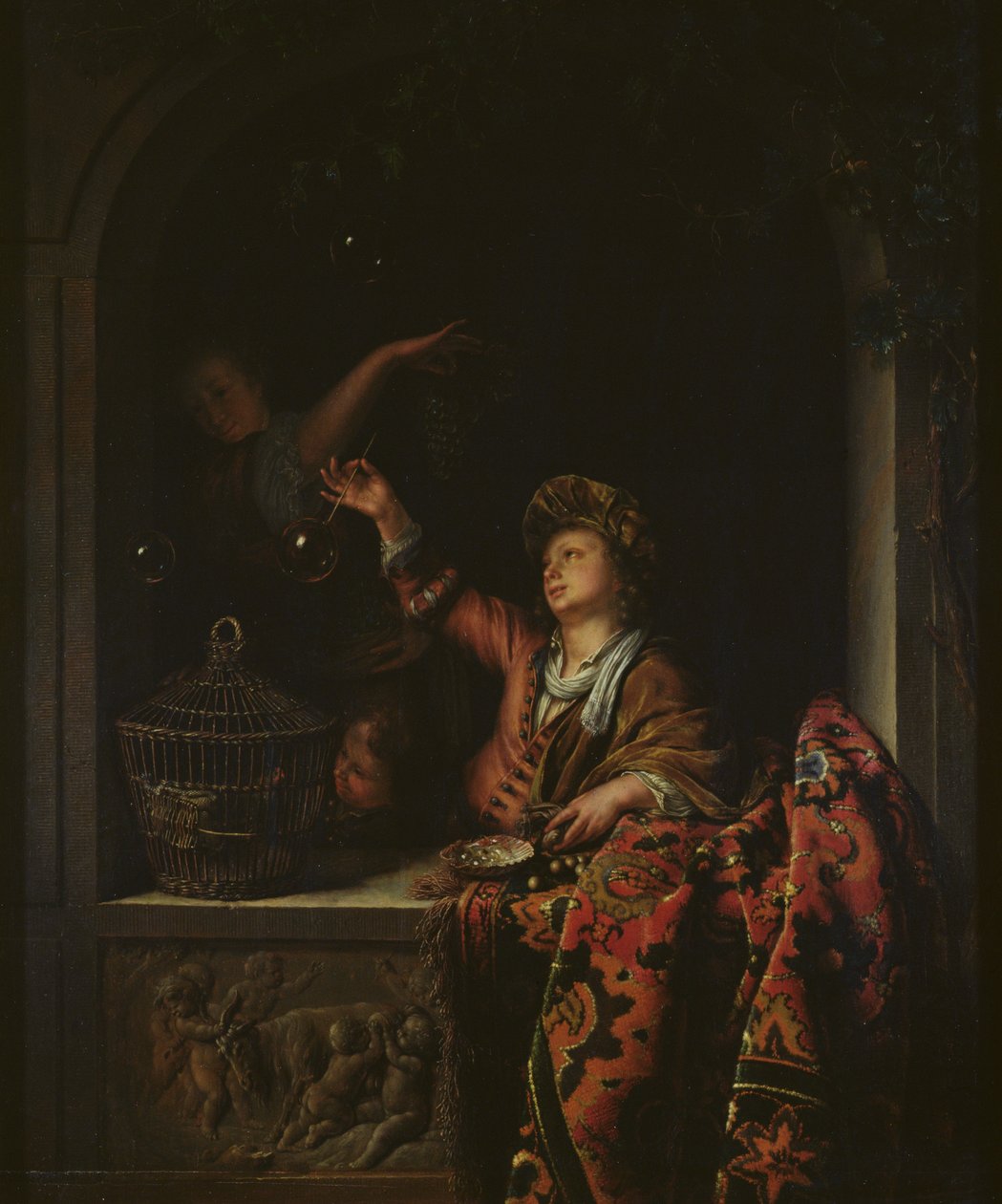 Bolle di sapone da Willem Van Mieris