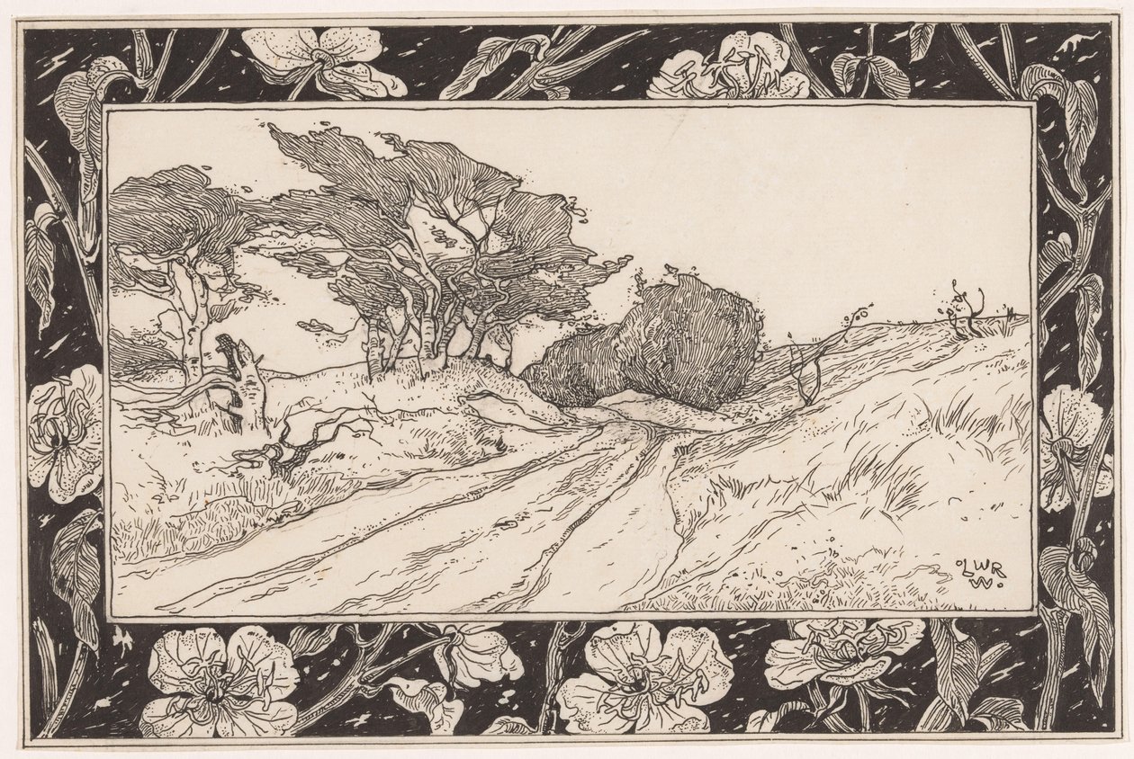 Paesaggio dunale con erba elmo da Ludwig Willem Reymert Wenckebach