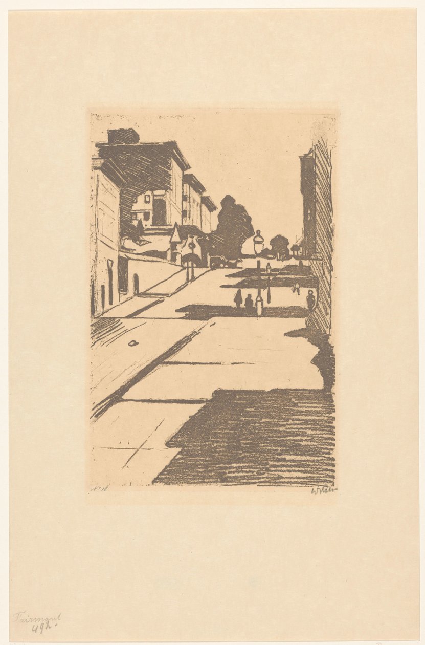 Veduta di Maison Street e dell