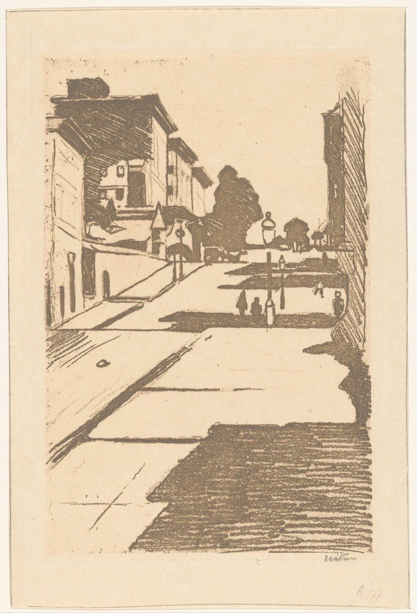 Veduta di Maison Street e dell
