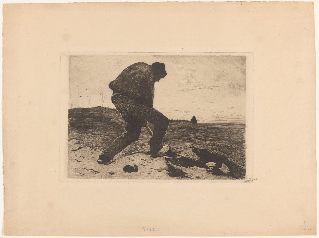 Lavoratore della brughiera da Willem Witsen (signed by artist)