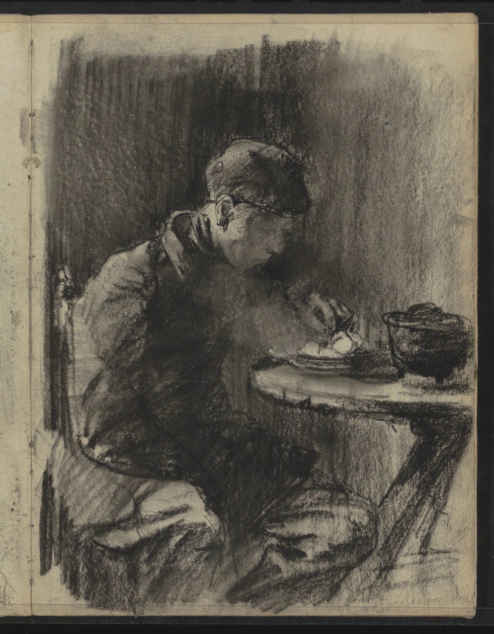 Ragazzo che mangia patate da Willem Arnoldus Witsen