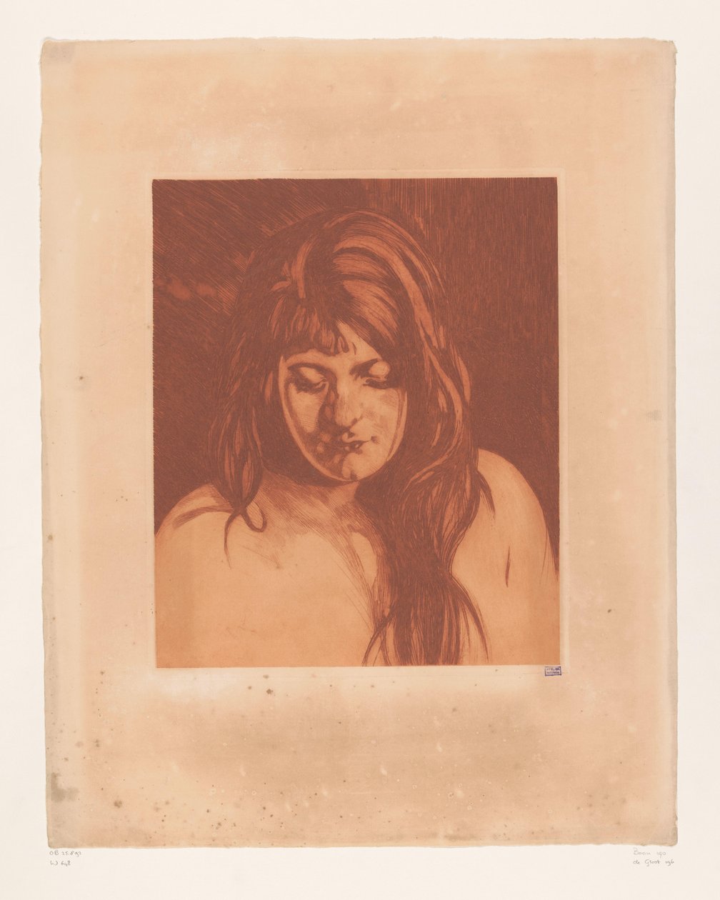 Ritratto di una donna sconosciuta da Willem Arnoldus Witsen