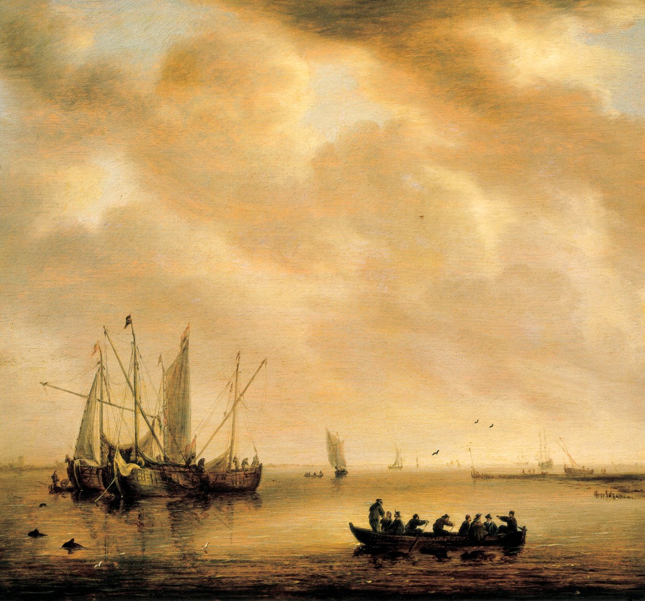 Paesaggio marino da Willem van Diest