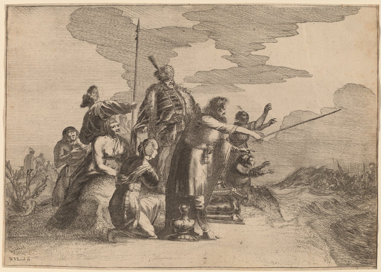 Faraone che Perisce nel Mar Rosso da Willem van Lande