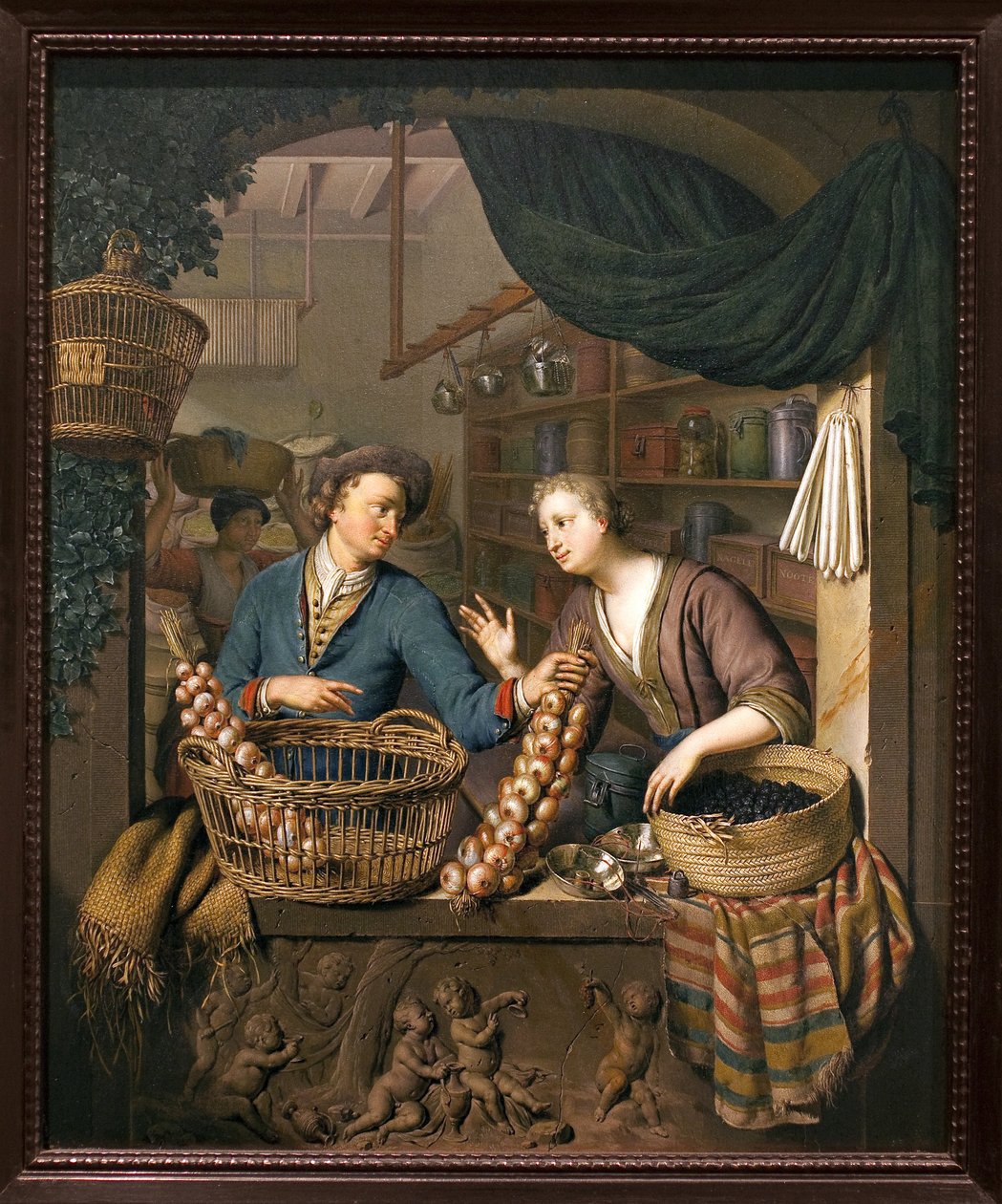 Venditore di cipolle da Willem Van Mieris