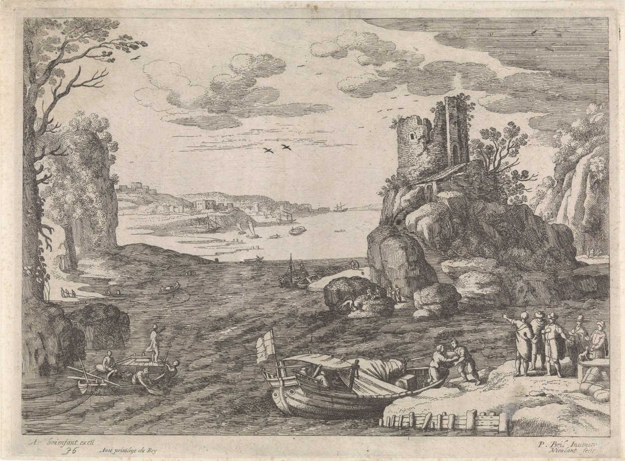 Varie navi in una baia da Willem van Nieulandt (II)