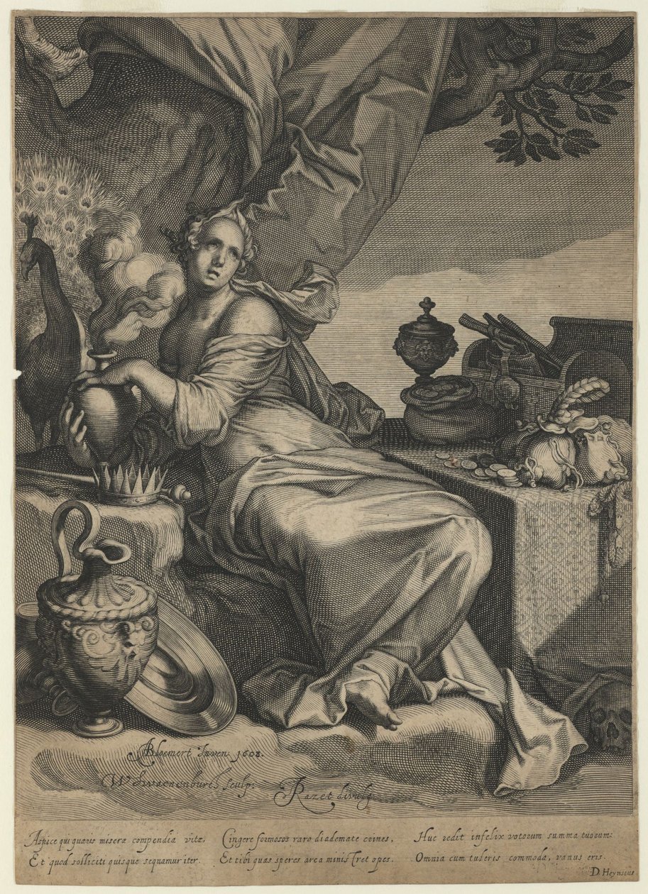 Allegoria della vanità e della natura transitoria dei beni mondani, 1608 da Willem van Swanenburgh