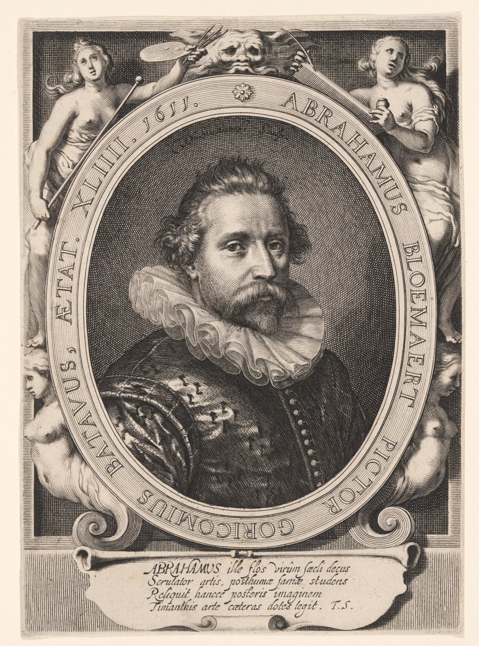 Ritratto di Abraham Bloemaert da Willem van Swanenburgh