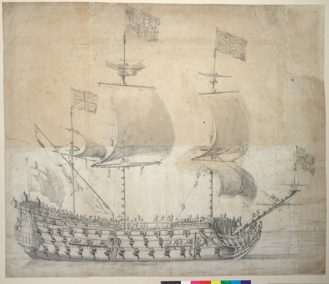 HMS Britannia da Willem van de the Elder Velde