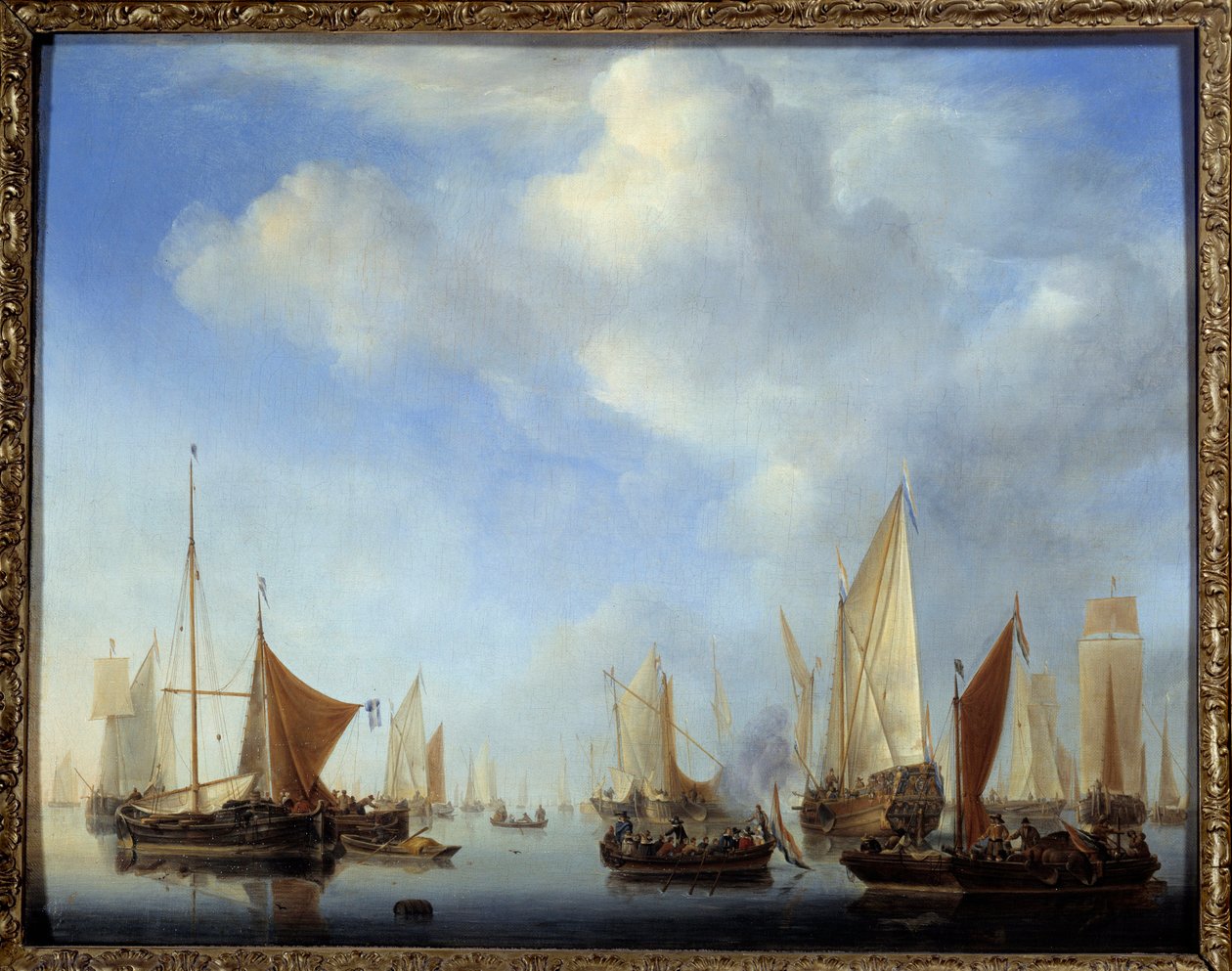 La piccola flotta da Willem van de Velde the Younger