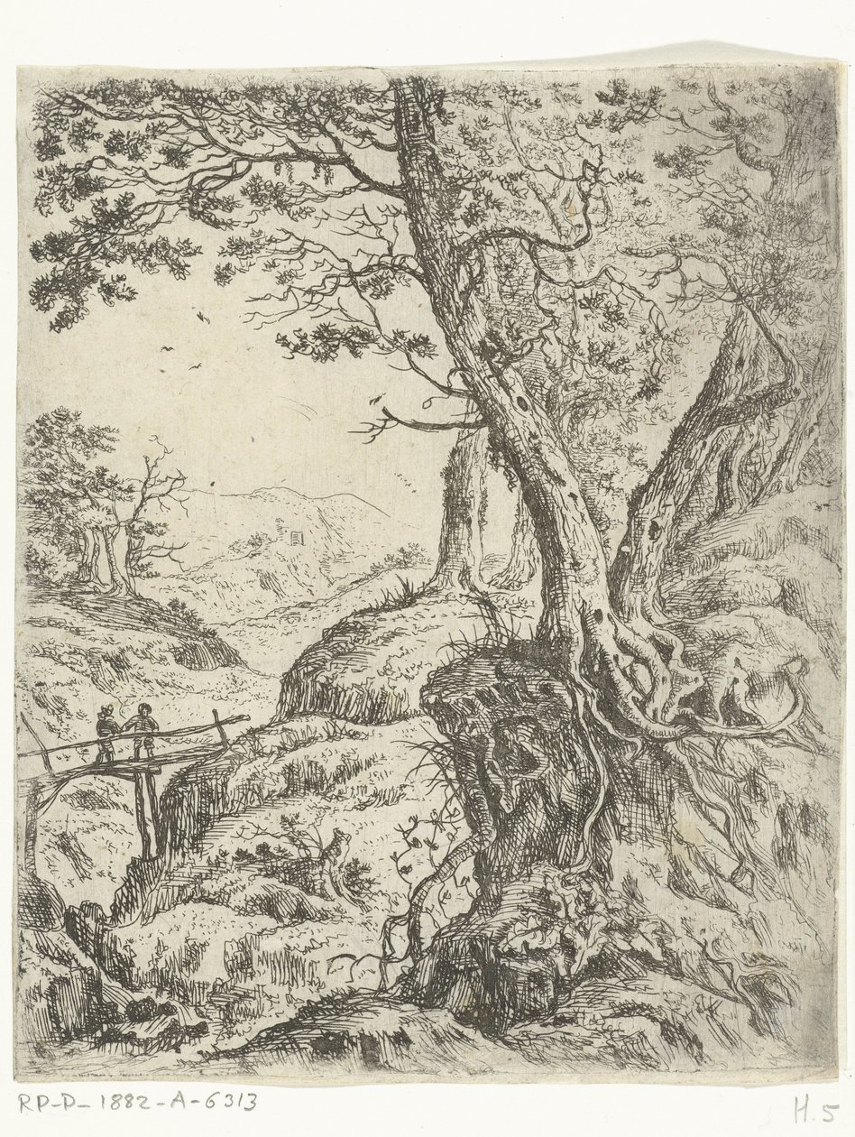 Paesaggio con ponticello di legno da Willem von Bemmel