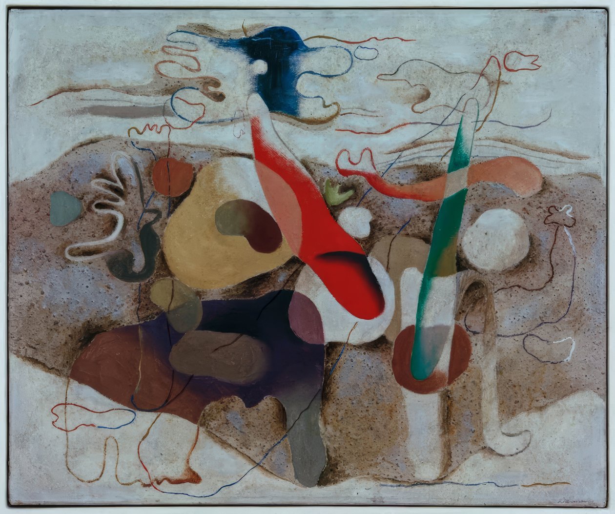 Eidos con paesaggio da Willi Baumeister