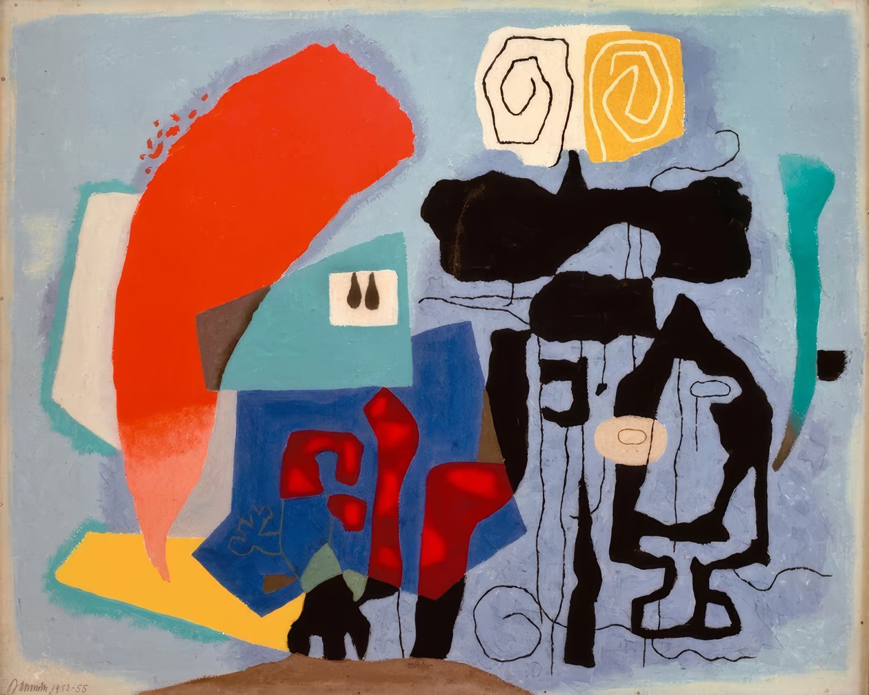 Pugno sul blu da Willi Baumeister