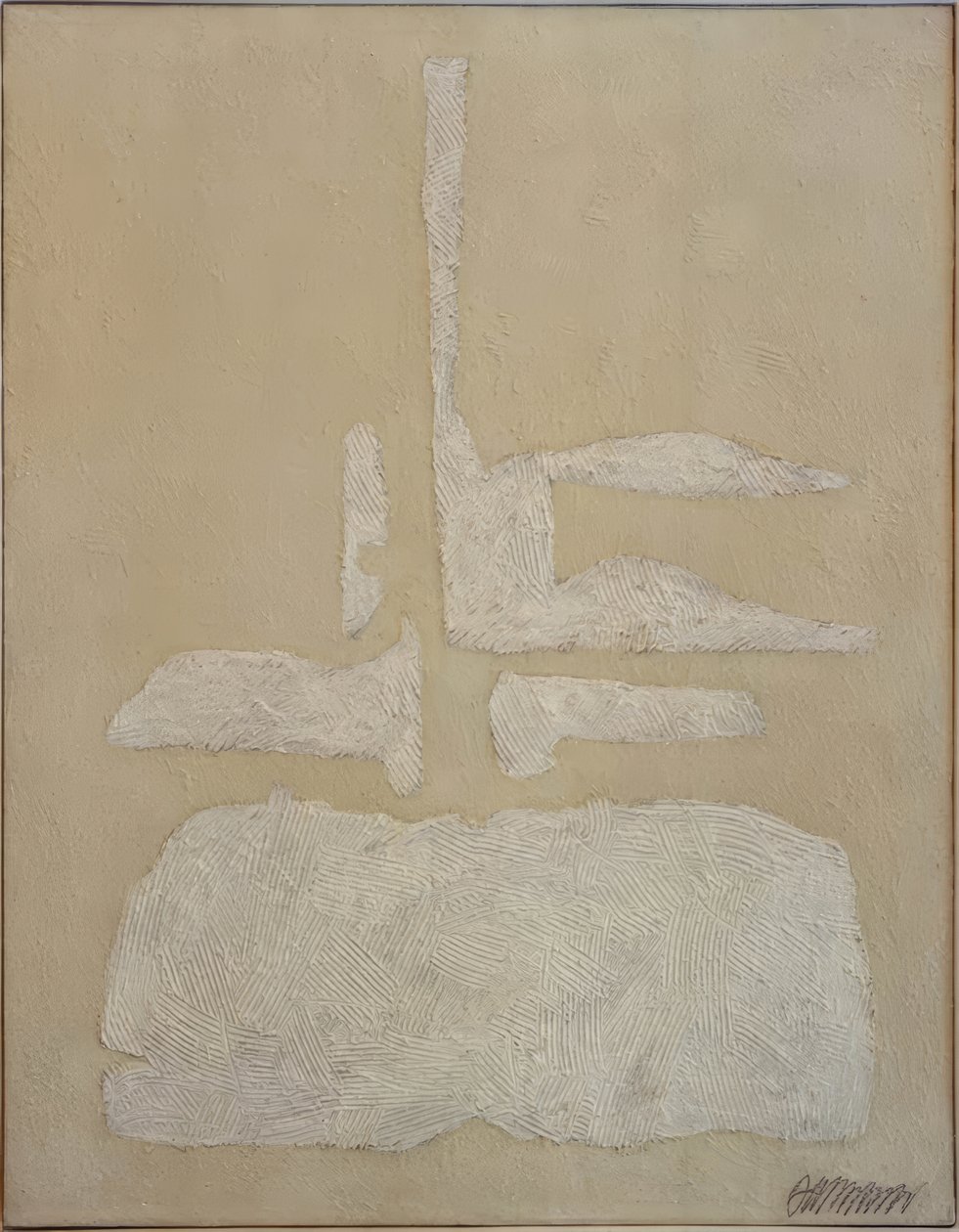 Hani-i-bianco con pettine da Willi Baumeister