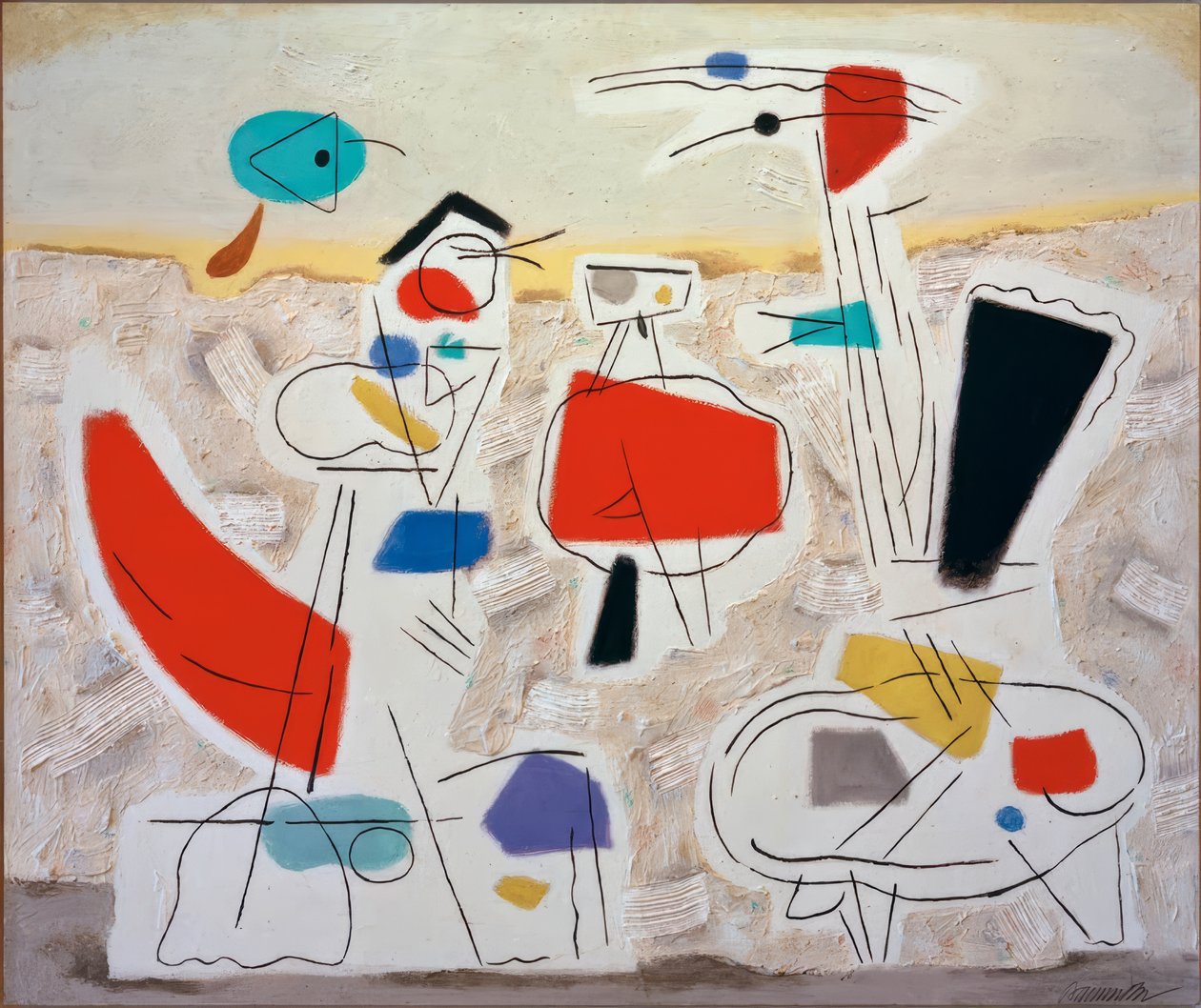 Paesaggio sereno II da Willi Baumeister