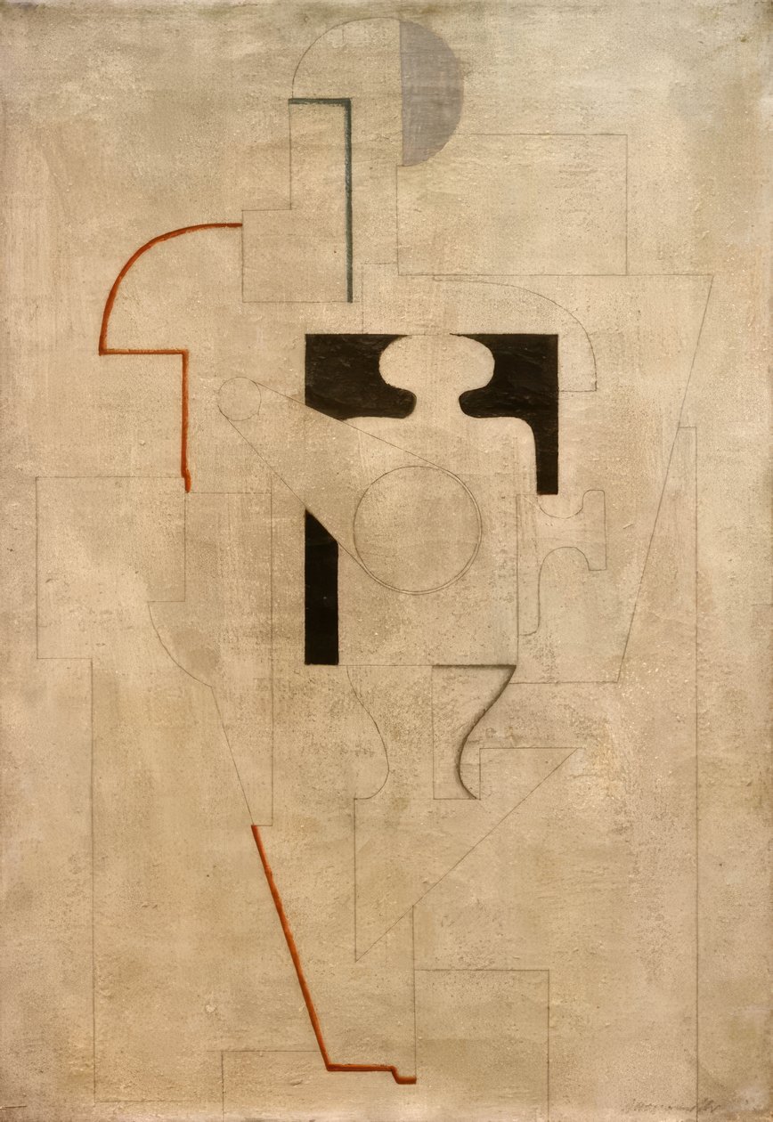 M 2 su grigio da Willi Baumeister