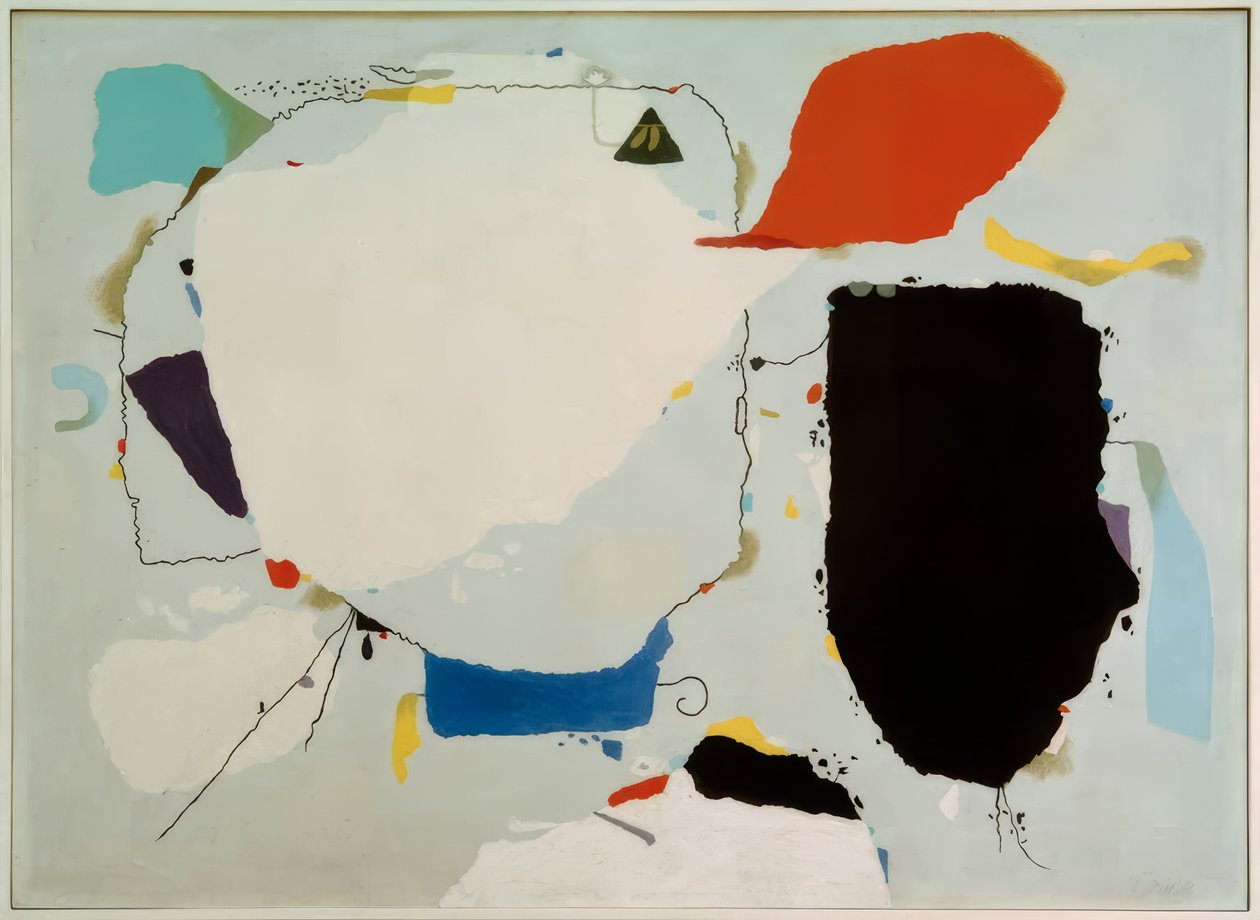 Monturi su rosso e blu da Willi Baumeister