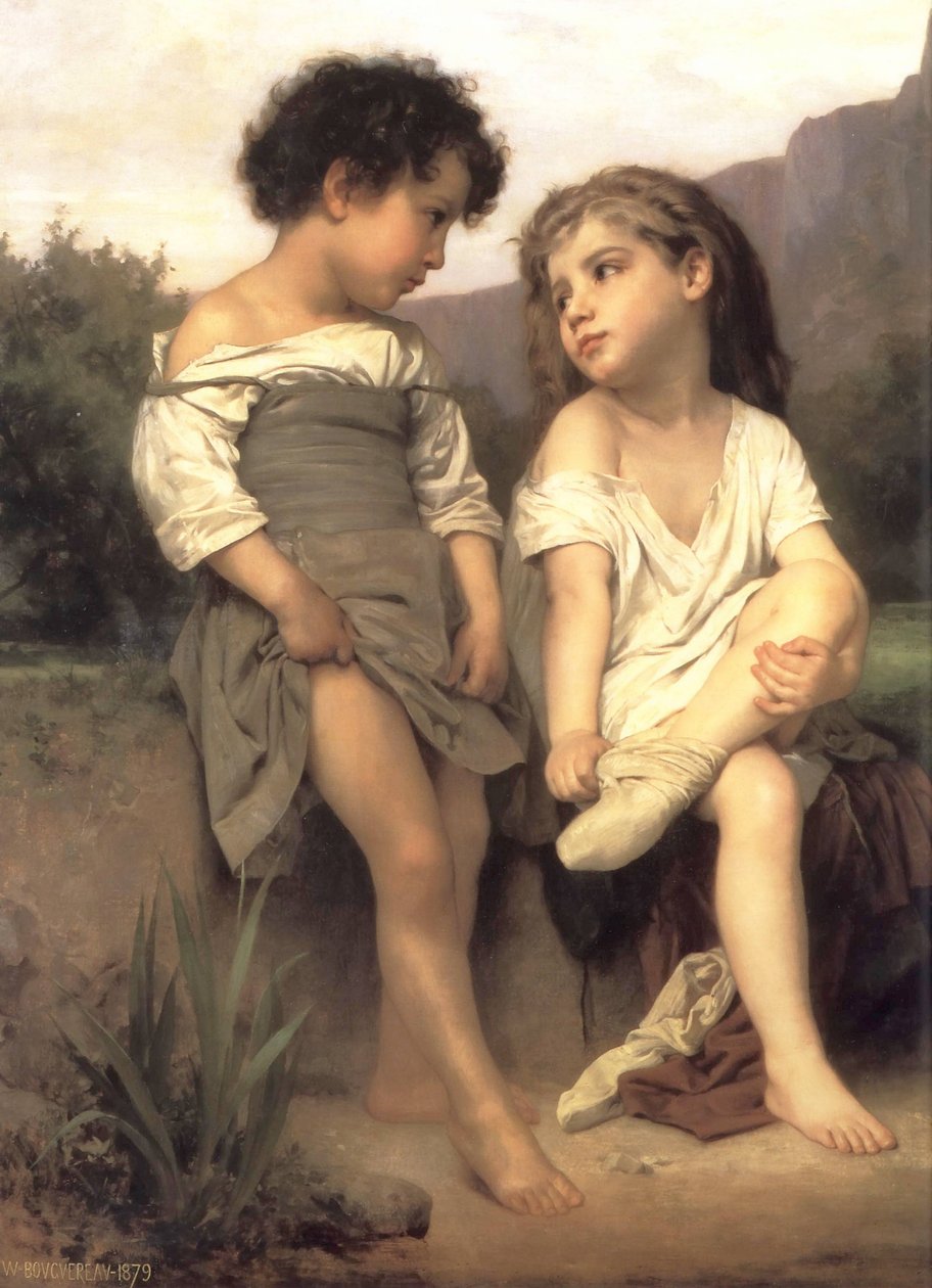 Al bordo del ruscello da William Adolphe Bouguereau