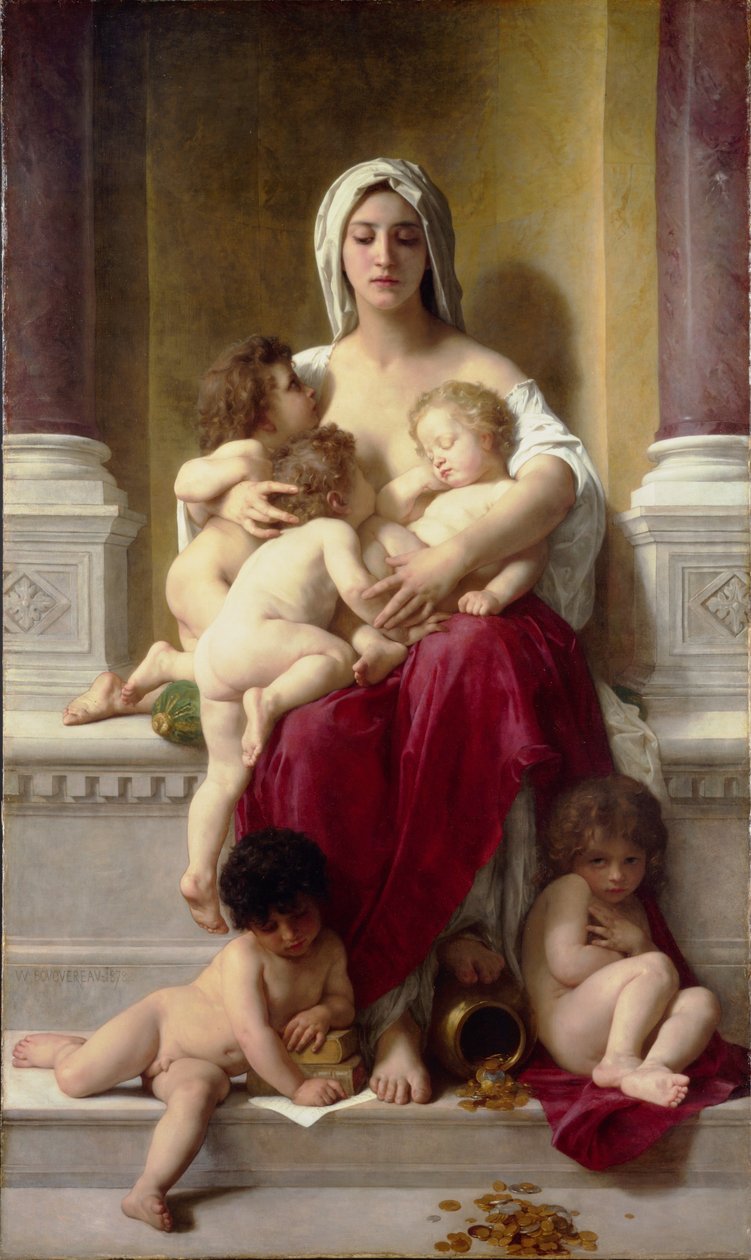 Carità da William-Adolphe Bouguereau