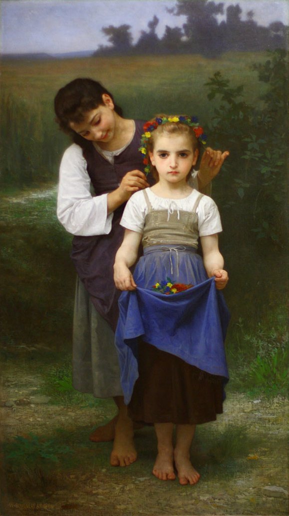 Corona di Fiori da William Adolphe Bouguereau