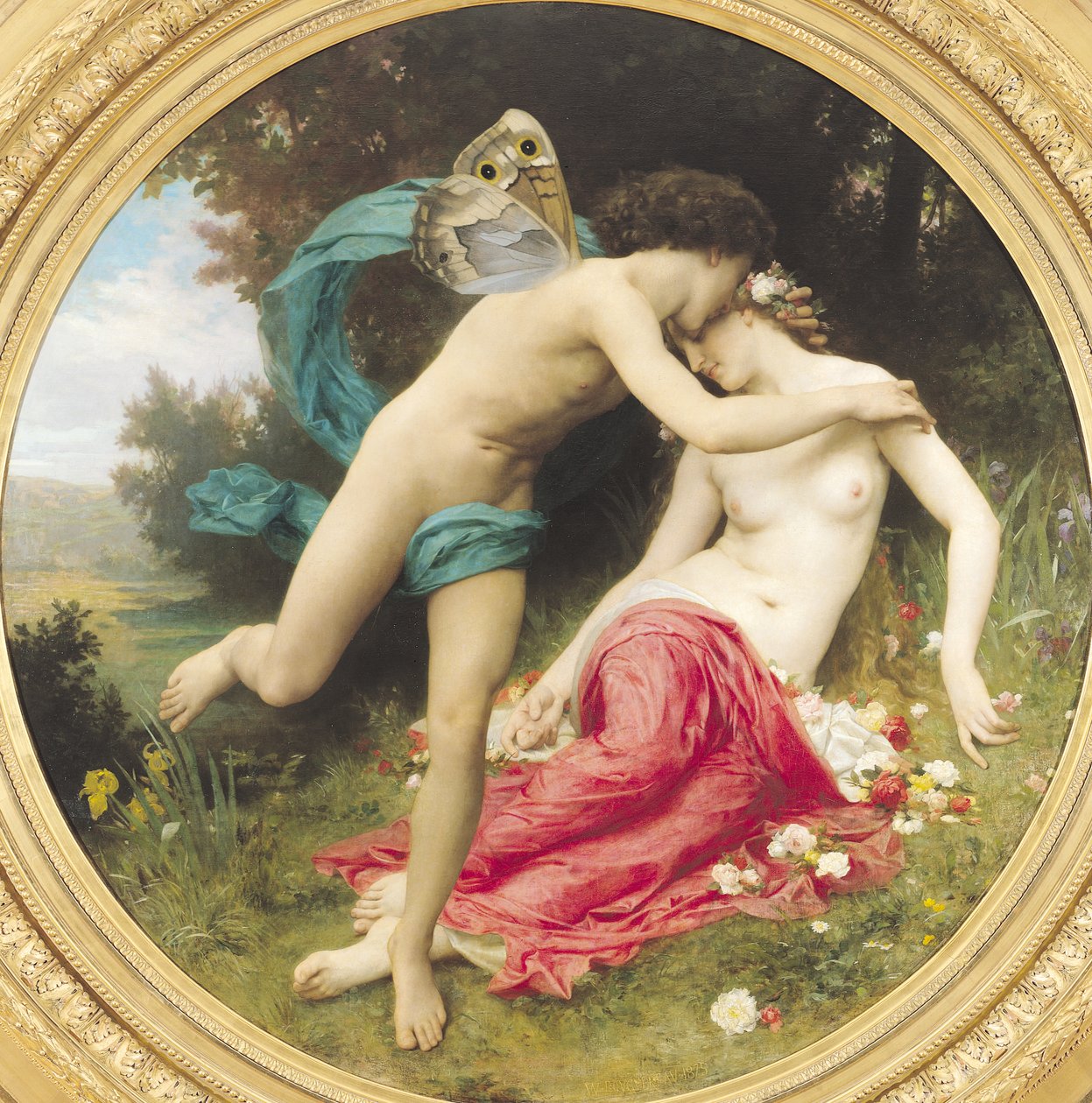 Flora e Zefiro, 1875 da William Adolphe Bouguereau