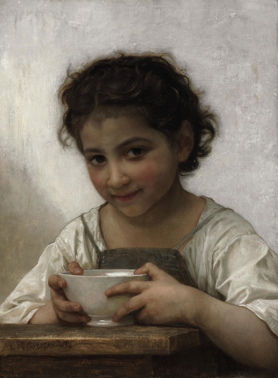 La Zuppa di Latte da William Adolphe Bouguereau