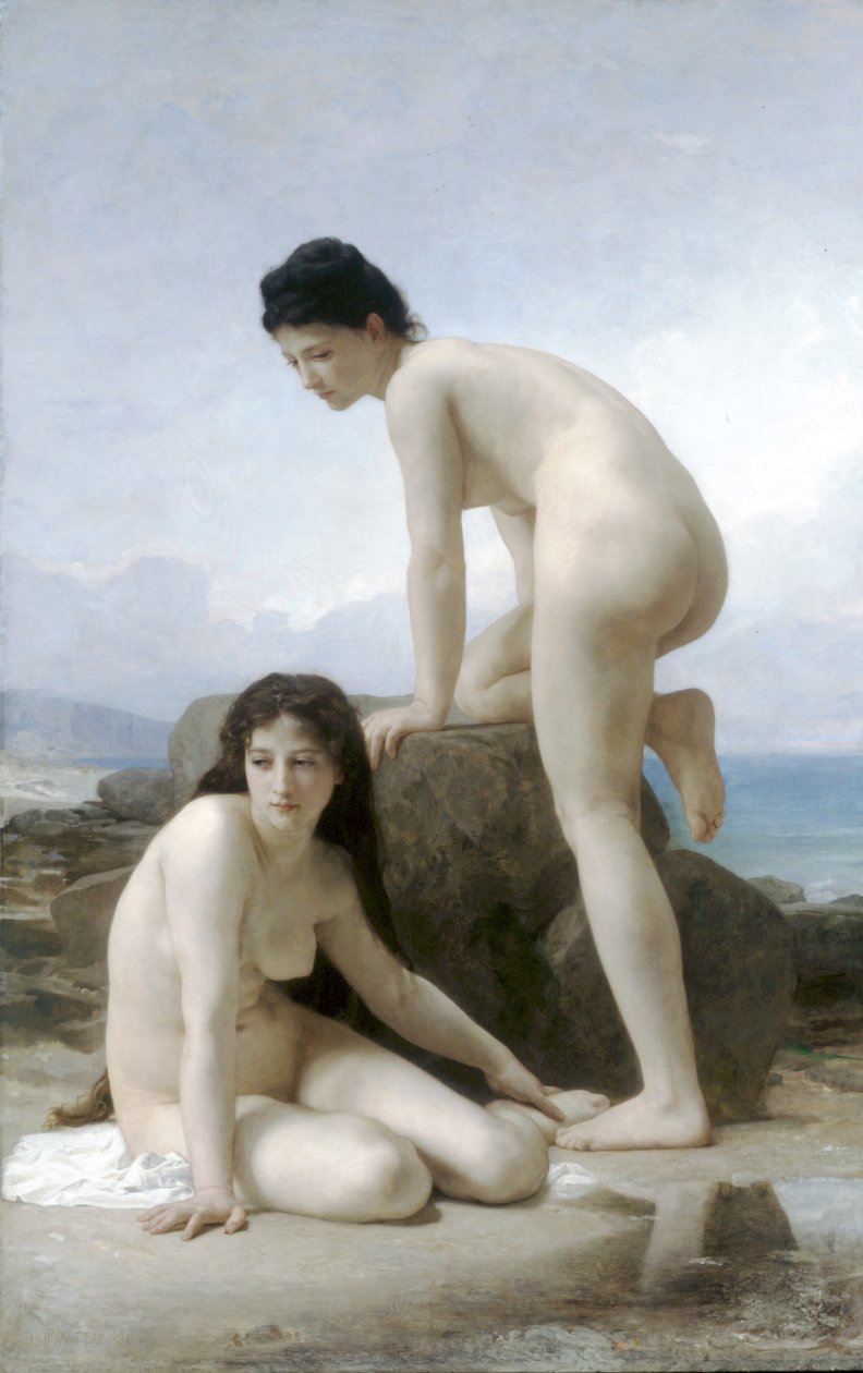 Le due bagnanti da William-Adolphe Bouguereau