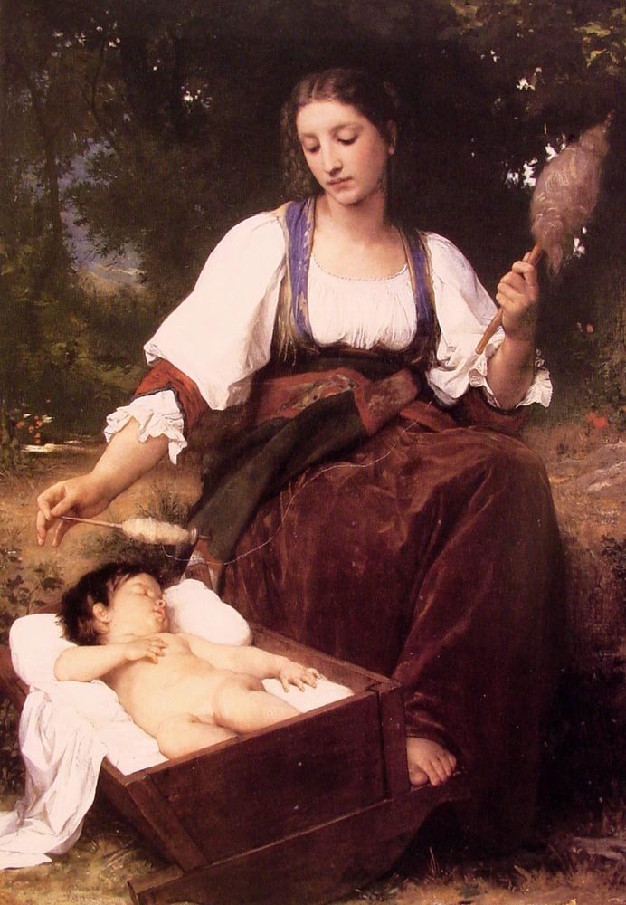 Ninna nanna da William Adolphe Bouguereau