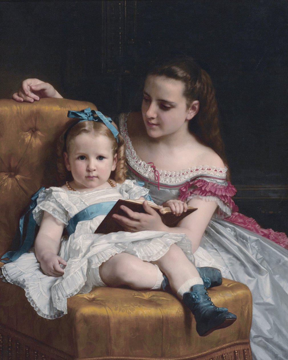 Ritratto di Eva e Frances Johnston da William Adolphe Bouguereau