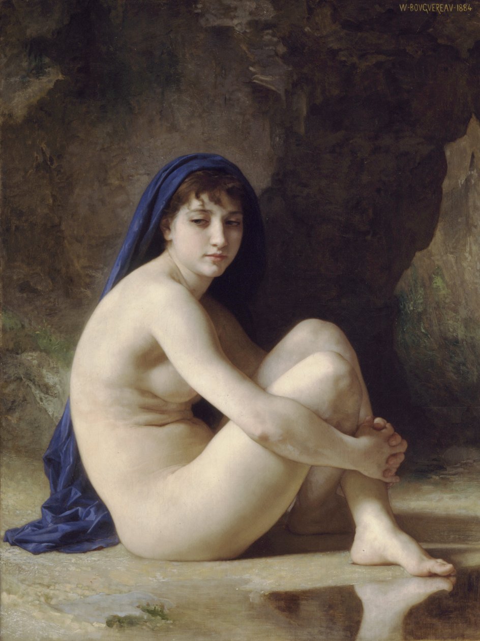 Nudo seduto da William Adolphe Bouguereau