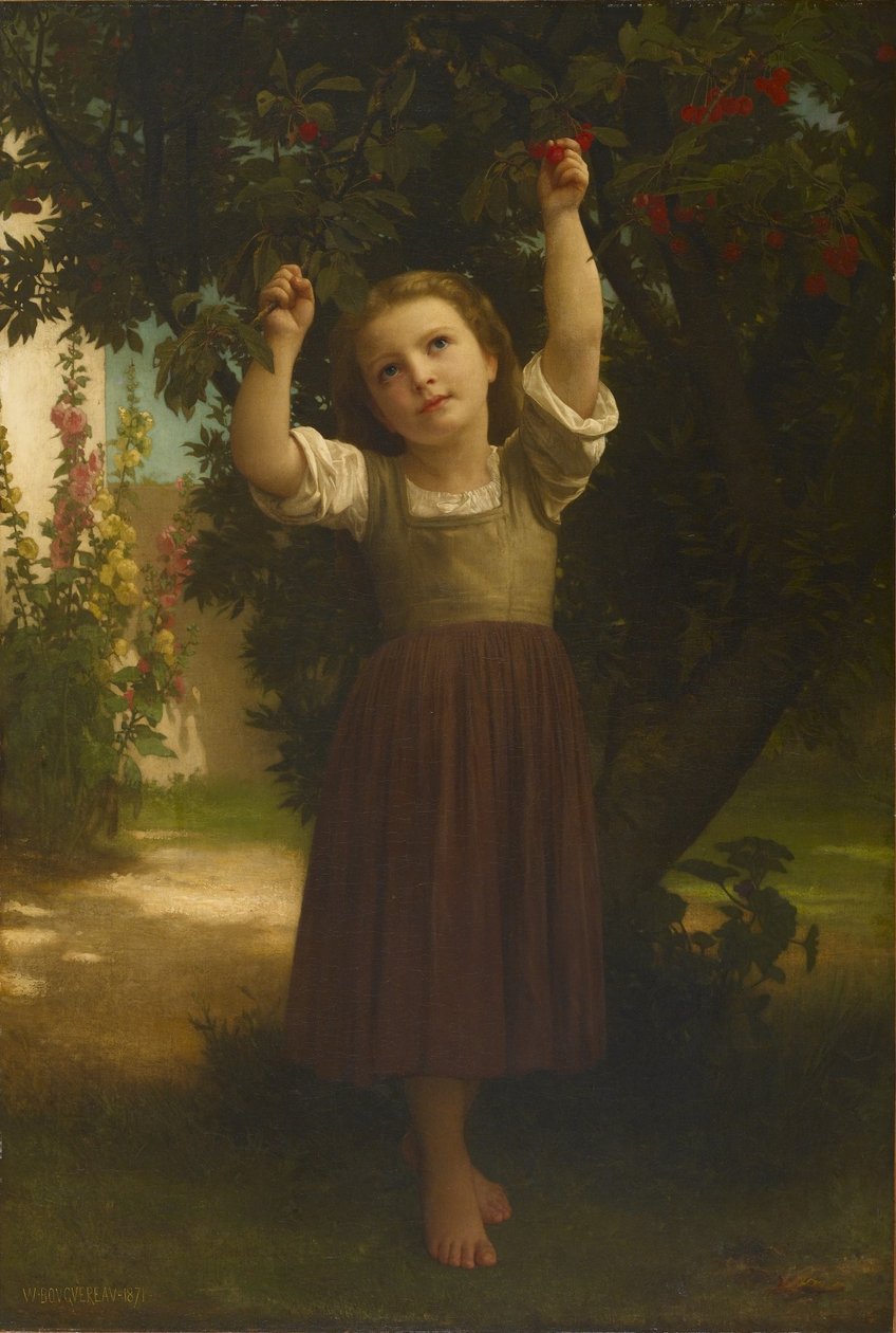 Il raccoglitore di ciliegie da William Adolphe Bouguereau