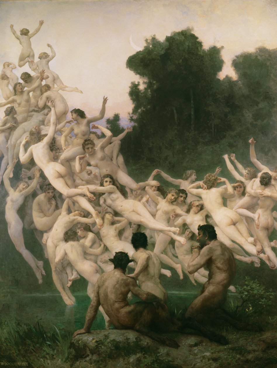 Le Oreadi da William Adolphe Bouguereau