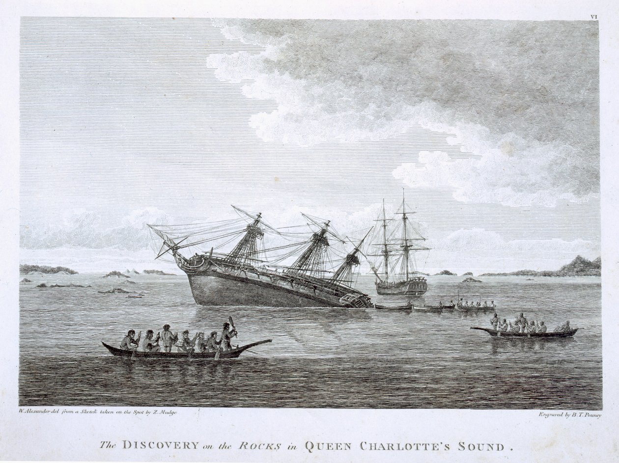 La scoperta sulle rocce nel Queen Charlotte