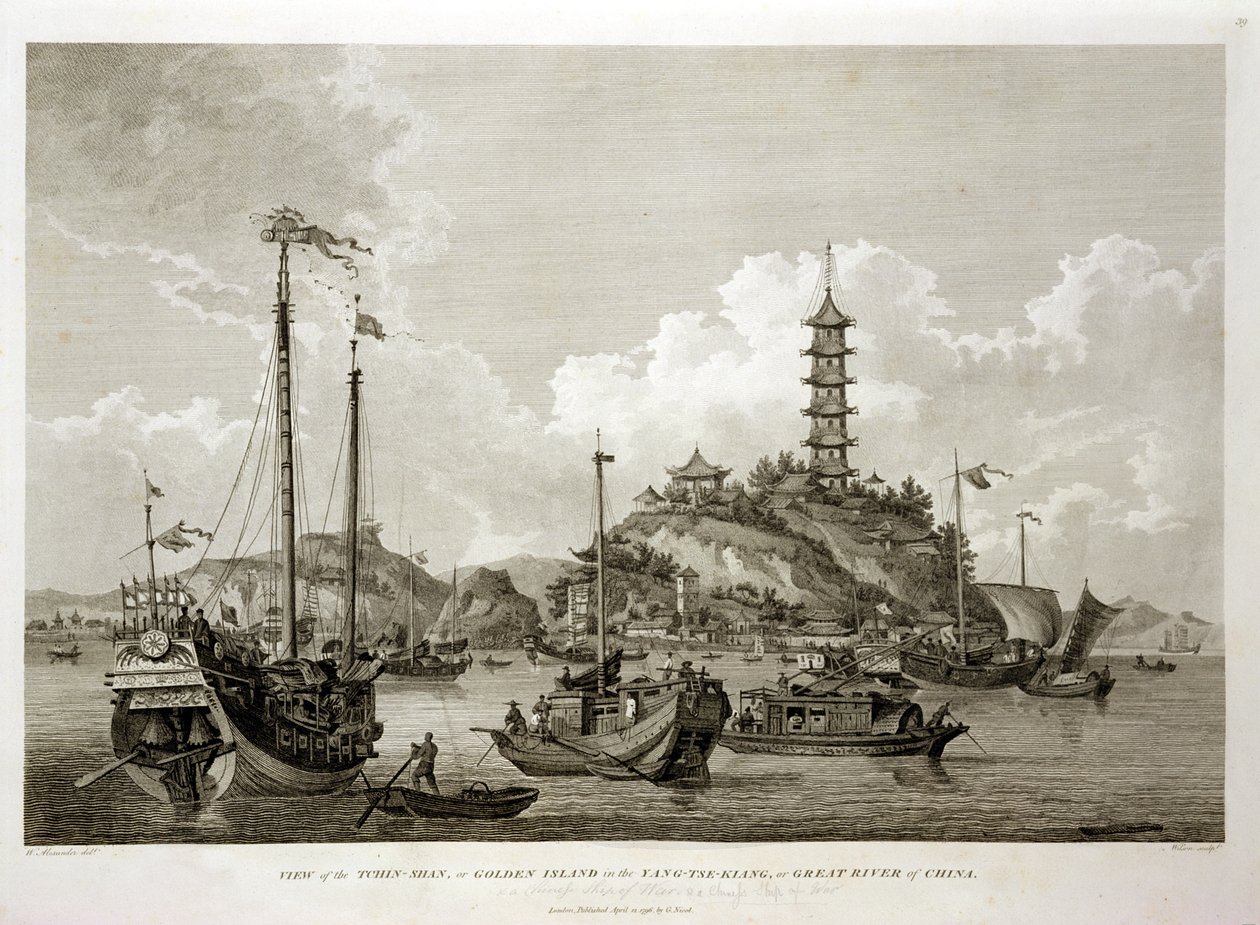 Veduta del Tchin Shan, o Isola d
