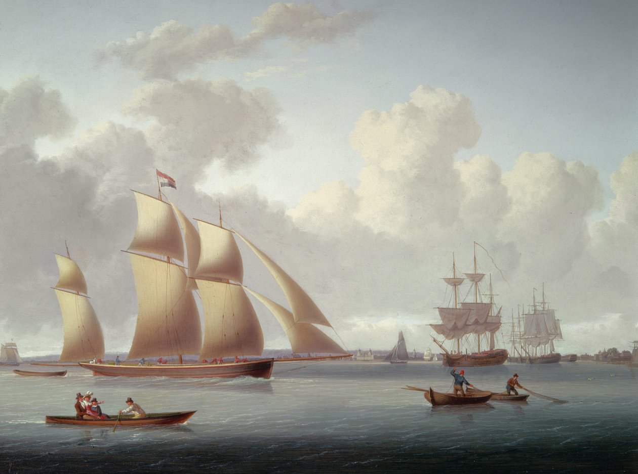 Navi olandesi e altre al largo di Greenwich da William Anderson